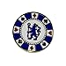 Chelsea FC Casino Chip Golf Ball Markierer mit Club Wappen (Einheitsgröße) (Weiß/Blau)