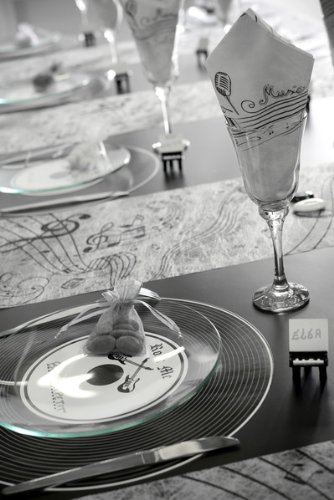 Themenparty Musik … Musik Tischläufer / Tischband - 3