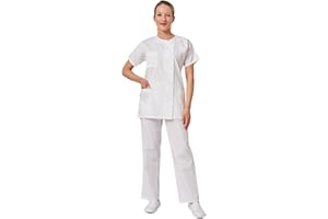 Hurry Jump Ensemble Uniforme Medical Femme :Uniforme santé proprete Clinique hopital et Pantalon Médical Nombreux Coloris du XS au 4XL Infirmière Aide Soignante Vétérinaire Dentisite