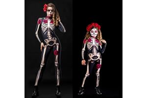 TMOYJPX Mono Mujer Chicas Gracioso Ajustado, Halloween Mono Adultos Niñas Mujer Fiesta Elegante, Mono Chicas Ceremonia Carnaval