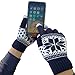 Produktbild iEverest Unisex Touchscreen Handschuhe Lover Handschuhe Gestrickte Touchscreen Schneeflocken-Handschuhe dicke Handschuhe Smartphone Touchscreen Handschuhe Vollfingerhandschuhe