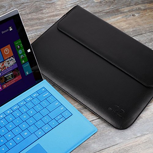 SAVFY Microsoft Surface Pro 4/3 Hülle Ultra Slim 12.3 Zoll Case mit Lebenslanger Garantie Laptop Tasche Schutzhülle für Microsoft Surface Pro 3 und Pro 4 12.3″ -schwarz - 5