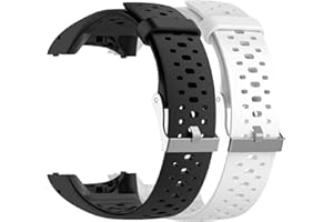 Huabao Bracelet Compatible avec Polar M400 / M430,Ajustable Silicone Sport Band Remplacement Bracelet pour Polar M400 / M430 Montre