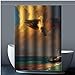 Produktbild Brauch Whale 100% Polyester Fabrik Duschvorhang Shower Curtain 120 Zentimeters x 183 Zentimeters