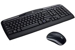 Logitech Set mouse e tastiera wireless MK330, connessione a 2,4 GHz tramite ricevitore USB Unifying, 4 tasti G programmabili, durata della batteria 12-24 mesi, layout QWERTY internazionale degli Stati Uniti/Italia - nero