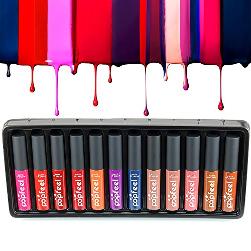 ROMANTIC BEAR 12 Farben Wasserdichte Matten Flüssiger Lippenstift Lang Anhaltende Kosmetik-Set - 7