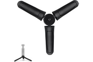 BOXOB Miniaturowy Statyw Kompatybilny z DJI Osmo Pocket 3 i 2, Czarny ABS Przenośny Kieszonkowy Stojak Statyw Selfie Idealne Akcesoria Różnego Sprzętu Filmowego