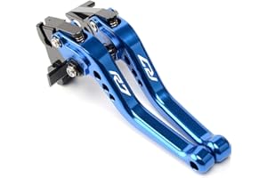 MTCRIGHTER Per YAMAHA R7 YZF-R7 2021-2024 Accessori in lega di alluminio CNC Leva frizione freno corta (BLUE)