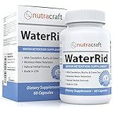 Natural Diuretic Water Pill with Dandelion and Potassium to Lose Water Weight and Bloating Relief - Premium Herbal Water Retention Supplement - 60 Capsules - Made in USA
