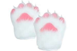 Fxaelian Cosplay Animal Cat Wolf Bear Dog Fox Paws Claws Mittens Gloves