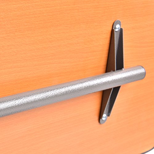 Laptoptisch Betttisch Sofatisch Krankentisch Notebookständer Laptopständer Notebooktisch höhenverstellbar Ablage-Tisch Beistelltisch Couchtisch Mit 4 Räder 2 Farben (Natur) - 6