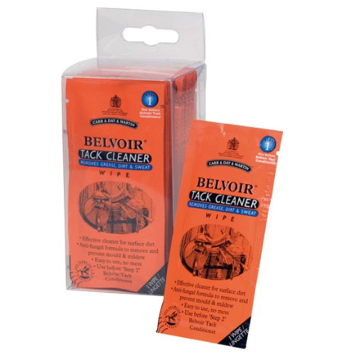 Belvoir-Step-1-Tack-Cleaner-Wipes-Pack-of-15-wipes-Remove-surface-dirt-and-mud-with-ease