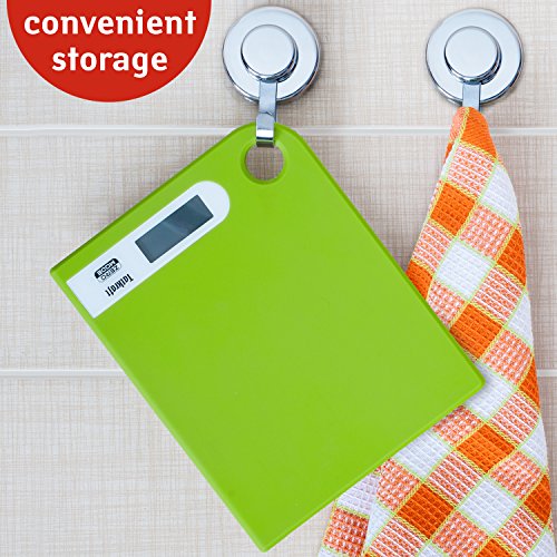 Tatkraft Green Digital Küchenwaage 5Kg mit Aufhängung aus Bequeme Lagerung - 4