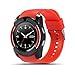 Price comparison product image Anding Bluetooth Smart Watch,Smart Watches Sports Fitness Tracker SIM TF Card with Pedometer Sleep Monitor for Android iOS (Red)