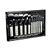 Nanshy Masterful Collection Makeup Brush Set - Onyx Black or Pearlescent White (Pearlescent White)