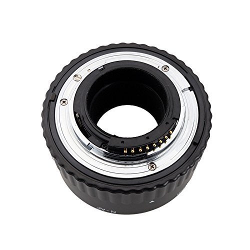 EACHSHOT Metal Auto Focus AF Macro Extension Tube Set for Nikon D750 D810 D7100 D5300 D5200 D3200 D800 D800E D5100 D7000 D3100 D300S D5000 D700 D300  etc 