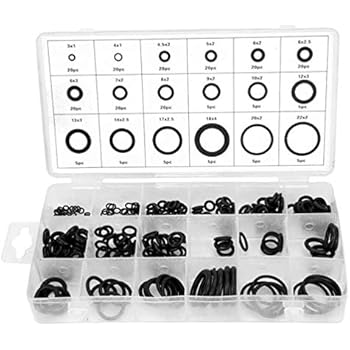 GUARNIZIONI O-RING 32 MISURE 419 PEZZI ORING ANELLI SILICONE GOMMINI