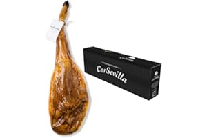 Corsevilla - Prosciutto di Cebo - Prosciutto Crudo - Prosciutto Iberico - Prosciutto Cebo Iberico - Iberico - Gourmet - Razza Iberica - Senza Glutine - Senza Lattosio - Regalo - (circa 8 chilogrammi).