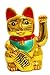 Produktbild HAAC WINKEKATZE GLÜCKSKATZE Glücksbringer FARBE GOLD 16 CM