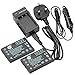 Price comparison product image DSTE® 2pcs NP-60 Rechargebale Li-ion Battery + Charger DC29U for Fujifilm and Drift 1080p