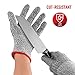 Produktbild Eyoo Schnittschutz-Handschuhe (1 Paar) - Extra Starker Level 5 Schutz, EN-388 Zertifiziert, Lebensmittelecht – Hochwertig und Leicht, für Küche Gartenbau Baustelle Schutzhandschuhe Einsatzhandschuhe (Small)