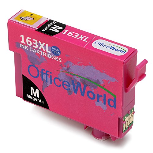 OfficeWorld Kompatible Patronen Ersatz für T1632 T1633 T1634 Tintenpatronen Hohe Kapazität Kompatibel für Workforce WF-2630WF WF-2760DWF WF-2010W WF-2510WF WF-2520NF WF-2530WF WF-2540WF WF-2650DWF WF-2660DWF (3 Cyan, 3 Magenta, 3 Gelb) - 4