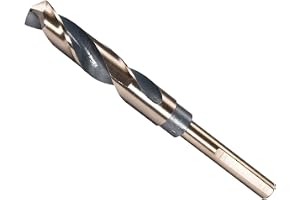 CoCud Minskat skaft vridning borrinsatser 16 mm skärkant titan och nitridbelagd snabbstål 4341 – (applikationer: för borrning