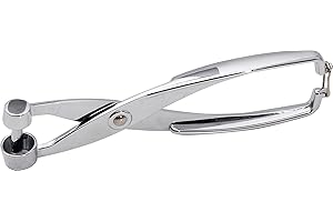 Pedrini Gadget Snocciolatore per Ciliege ed Olive, Zama, Argento