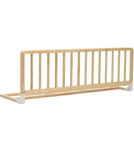 Uisebrt Bedhekje voor kinderen, 60 cm, 5 gaten, in hoogte verstelbaar, valbescherming voor kinderen, kinderbedhekje voor familiebed en kinderbed, 60 cm, zeegroen Uisebrt Bedhekje voor kinderen, 60 cm, 5 gaten, in hoogte verstelbaar, valbescherming voor kinderen, kinderbedhekje voor familiebed en kinderbed, 60 cm, zeegroen