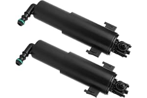 Merautop SJ 2 Stück Scheinwerferreinigung Waschwasserdüse für Beide Seiten Ersatz für 3er E90 E91 E92 E93 2004-2013 Autozubehör Teil# 61677179311 61674449335 61677117845