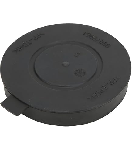 Coppia Coprimozzi Fari Akozon Per BMW Serie 3 E92 E93 | Sostituzione Coperchio Rondella Paraurti Anteriore 61677171660 | Nero/Grigio - 3