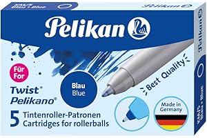 ‎PELIKAN Pelikan Tintenpatronen für Tintenroller, Blisterverpackung mit 2 x 5 Patronen, 1 Set, blau