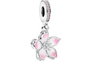 Feitery Charms et Perles pour Femme Pendenti Compatible avec les Bracelets et Colliers Pandora,Cadeau de la Fête des Mères