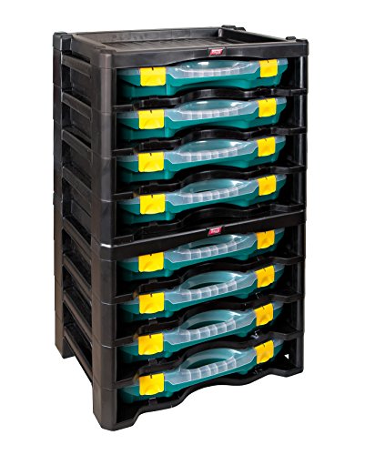 Organizer inklusiv 4 Boxen für Kleinteile verschiedene Teile, Sortierung box-assortment Box (groß) - 3