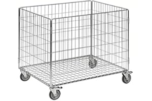‎OSWALD TRANSPORTGERÄTE Gitterwagen Kastenwagen 100 kg, LxBxH 835 x 625 x 740 mm, verzinkt