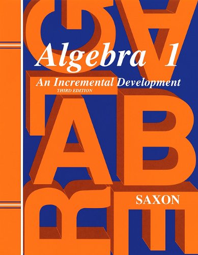 Preisvergleich Produktbild Saxon Algebra 1 Solutions Manual Third Edition