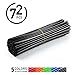 Produktbild VGEBY QC00793-02 Rad Speichenhülle Speichensticks für Fahrrad Motorrad 72 Fache ( Farbe : Schwarz )