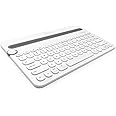 Logitech K480 Wireless Multi-Device Keyboard for Windows, QWERTZ German Layout - White
