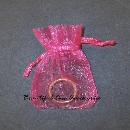 100 Pcs PINK Organza Gift Jewellery Bags Pouch Wedding Favour 5 x 7 cm