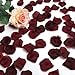 Produktbild Beste Qualität 1000 Stück Seide Rosenblätter Hochzeit Party Dekorationen Blume Gastgeschenken (Burgund)