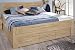 Produktbild Rauch Bett mit 6 Schubkästen Eiche Sonoma 140 x 200 cm Schubladenbett Funktionsbett