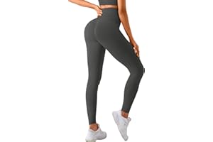 Zilams Mallas Deporte Mujer Cintura Alta Leggings Mujer Push Up Fitness Pantalones de Yoga Deportivos Leggins Elástico Opaco para Running Fitness Yoga Pilates Training