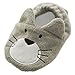 Produktbild Babyschuhe Krabbelschuhe OB-007 Fleece Katze grau 0 - 6 Monate
