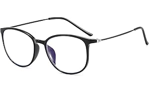 Suertree Occhiali TR90 Filtro Luce Blu Distanza Occhiali Leggeri Moda per Uomo e Donna -0.5