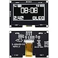 Hailege 2.42" SSD1309 128x64 OLED Display Module 2.42 Inch 4 Pin OLED LCD Display Module (IIC White)