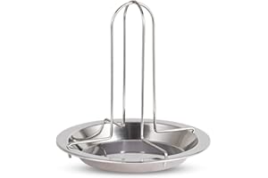 Bncxdc Poulet Rack pour Grill, support de poulet barbecue, rôtissoire de dinde au poulet antiadhésif gril des casseroles de cuisson, de la bière barbecue peut des outils de cuisson pour lextérieur