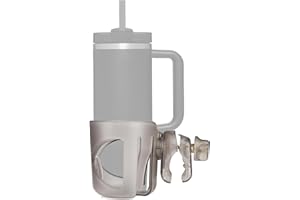 DIGITAL NC Becherhalter für Stanley Quencher H2.0 (30 und 1,134 ml), auch kompatibel mit Stanley IceFlow (20 und 850 ml Modelle) – Transparent