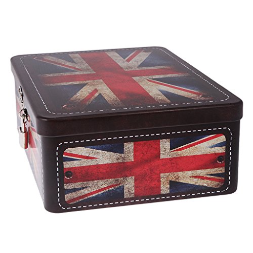 Gazechimp Süßigkeitenbehälter Tin Box für Süßigkeiten ‖ Tee ‖ Cookies ‖ Kekse USW. ‖ Verschiedene Stil zu Wahlen ‖ Amazing Gift ‖ Muliti-Funktion Box - Schloss Tin Box A, 244x178x85mm