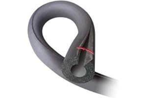 Quality 9mm Wall 15mm Bore 2 Metre Length Slit Self-Seal K-Flex Pipe Insulation/Lagging/cladding