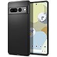 EMODIL Google Pixel 7 Pro Case Cover Black Slim Fit for Soft TPU Back Cover Flexible Silicone Cover Matte Black for Google Pixel 7 Pro ®